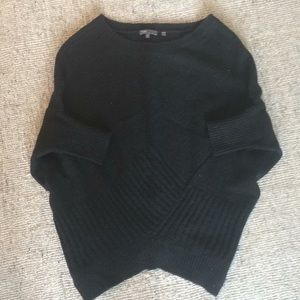 Vince boat neck side slit sweater